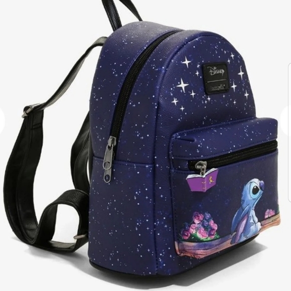 Loungefly Disney Stitch Starry Night Mini Backpack - Picture 2 of 8